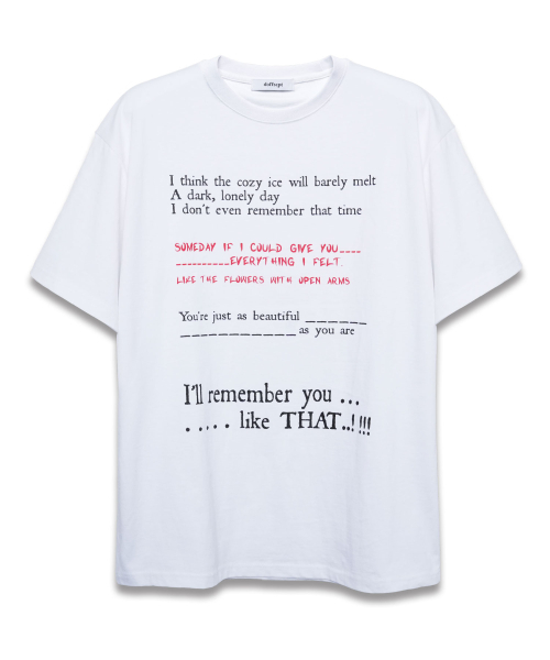 DOFFSEPT(ドフセプト)の「フローラルウィスパーTシャツ(ホワイト)(Tシャツ/カットソー・レディース・その他・FREE)」の2枚目の写真
