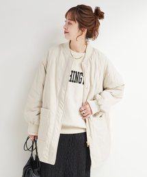 B.C STOCK | 《追加5》保温 / リブ付き中綿ブルゾン(ブルゾン)