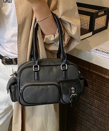 shameless（シェイムレス）の「エコレザーユーティリティハンドルバック（ハンドバッグ）」