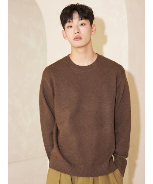 AYIHOLIC CASHMERE(アイホリックカシミア)の「キャッシュライクラウンドケーブルニット ブラウン #5 COLOR(ニット/セーター・レディース・ブラウン・M/L)」の4枚目の写真