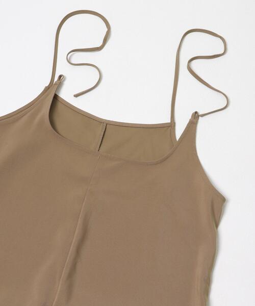 ITEMS URBANRESEARCH(アイテムズ アーバンリサーチ)の「畦Vネックニット×キャミワンピースSET(ワンピース・レディース・ピンク/ライトグレー/ベージュ・FREE)」の10枚目の写真