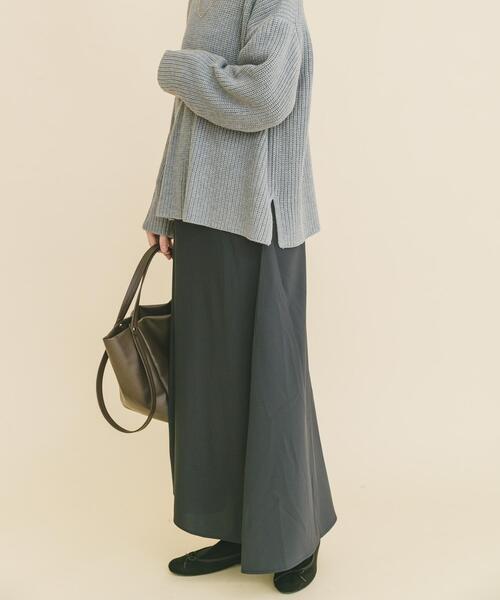 ITEMS URBANRESEARCH(アイテムズ アーバンリサーチ)の「畦Vネックニット×キャミワンピースSET(ワンピース・レディース・ピンク/ライトグレー/ベージュ・FREE)」の14枚目の写真