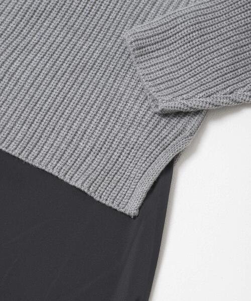 ITEMS URBANRESEARCH(アイテムズ アーバンリサーチ)の「畦Vネックニット×キャミワンピースSET(ワンピース・レディース・ピンク/ライトグレー/ベージュ・FREE)」の12枚目の写真