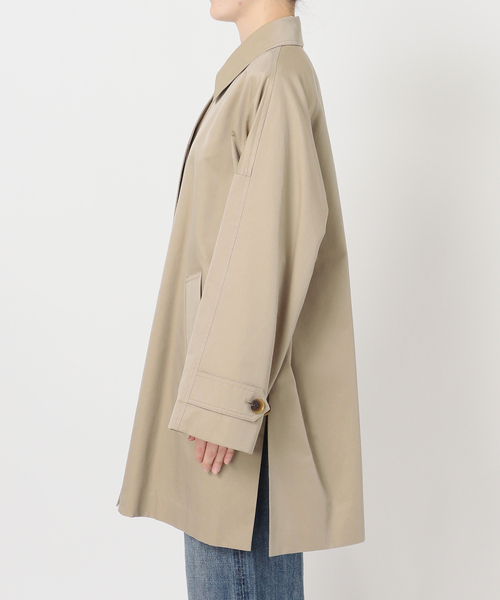 スビックアンドスパン　T/Cギャバステンカラーハーフコート36 新品 Spick＆Span（スピック アンド スパン） ステンカラーコート コート T