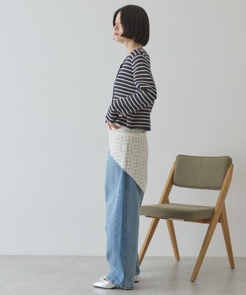 AMERICAN HOLIC(アメリカンホリック)の「カーブデニムパンツ(デニムパンツ・レディース・ライトインディゴブルー/グレー・L/S/M)」の16枚目の写真