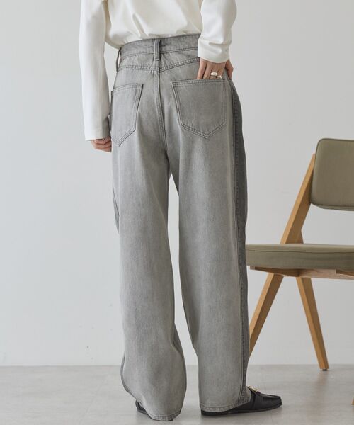 AMERICAN HOLIC(アメリカンホリック)の「カーブデニムパンツ(デニムパンツ・レディース・ライトインディゴブルー/グレー・L/S/M)」の21枚目の写真