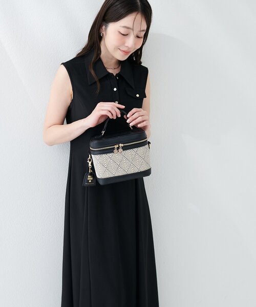 natural couture(ナチュラルクチュール)の「〈MARY QUANTコラボ〉チャーム付きバニティバッグ(ショルダーバッグ・レディース・ブラウン/アイボリー/ブラック・FREE)」の22枚目の写真
