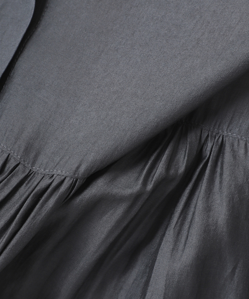 FRAMeWORK（フレームワーク）の「ギャザーブラウス（シャツ/ブラウス・レディース・ベージュ/チャコールグレー/ホワイト・FREE）」の18枚目の写真