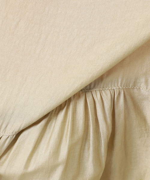 FRAMeWORK（フレームワーク）の「ギャザーブラウス（シャツ/ブラウス・レディース・ベージュ/チャコールグレー/ホワイト・FREE）」の22枚目の写真