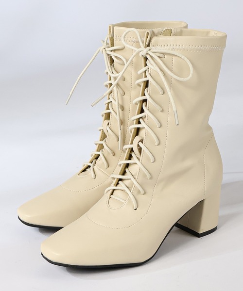 LibertyDoll(リバティードール)の「LIBERTYDOLL/レースアップクラシックブーツ(9163)(ブーツ・レディース・ブラック/ダークブラウン/アイボリー・S/LL/L/M)」の11枚目の写真