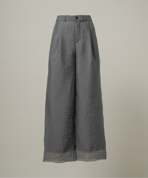 CASPER JOHN(キャスパージョン)の「Tulle layered slacks/チュールレイヤードスラックス(スラックス・メンズ・グレー/ブラック・X-SMALL/LARGE/MEDIUM/SMALL)」の14枚目の写真