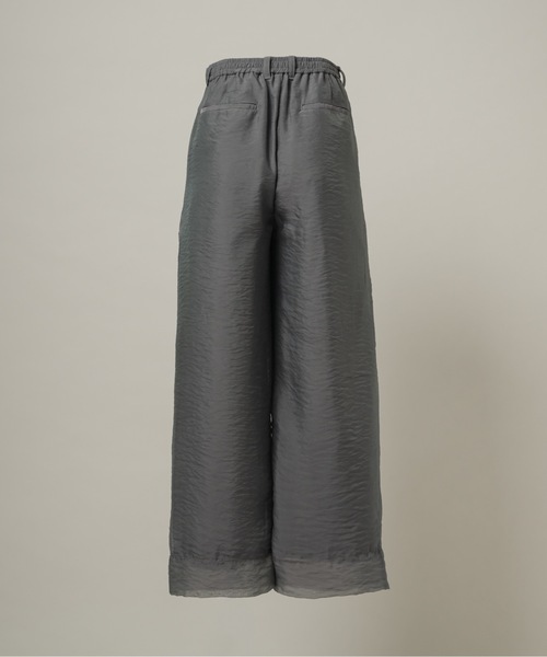 CASPER JOHN(キャスパージョン)の「Tulle layered slacks/チュールレイヤードスラックス(スラックス・メンズ・グレー/ブラック・X-SMALL/LARGE/MEDIUM/SMALL)」の20枚目の写真