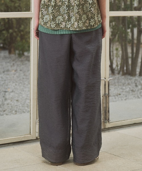 CASPER JOHN(キャスパージョン)の「Tulle layered slacks/チュールレイヤードスラックス(スラックス・メンズ・グレー/ブラック・X-SMALL/LARGE/MEDIUM/SMALL)」の11枚目の写真