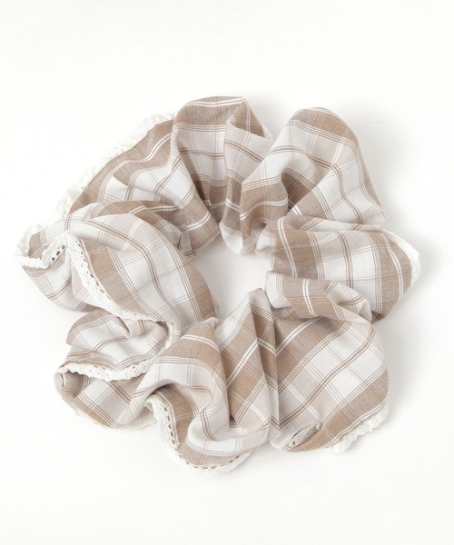 Heather（ヘザー）の「チェックボリュームシュシュ　656552（シュシュ・レディース・ブルー/ブラック/ベージュ/ネイビー・ONE SIZE）」の19枚目の写真