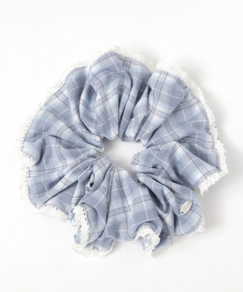 Heather（ヘザー）の「チェックボリュームシュシュ　656552（シュシュ・レディース・ブルー/ブラック/ベージュ/ネイビー・ONE SIZE）」の20枚目の写真