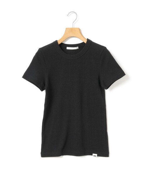 MARMARMAR(マーマーマー)の「MARMARMAR ハーフスリーブリブTシャツ(Tシャツ/カットソー・レディース・ブラック/オフホワイト/グレー/ピンク・FREE)」の13枚目の写真