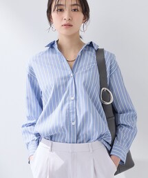 INDIVI（インディヴィ）の「【羽織りとしても活躍】ベーシックレギュラーシャツ（シャツ/ブラウス）」