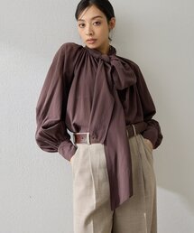ウィムガゼット　デニムボウタイシャツ　ブラウン ウィムガゼット Whim Gazette デニムボウタイシャツ （brown） -靴