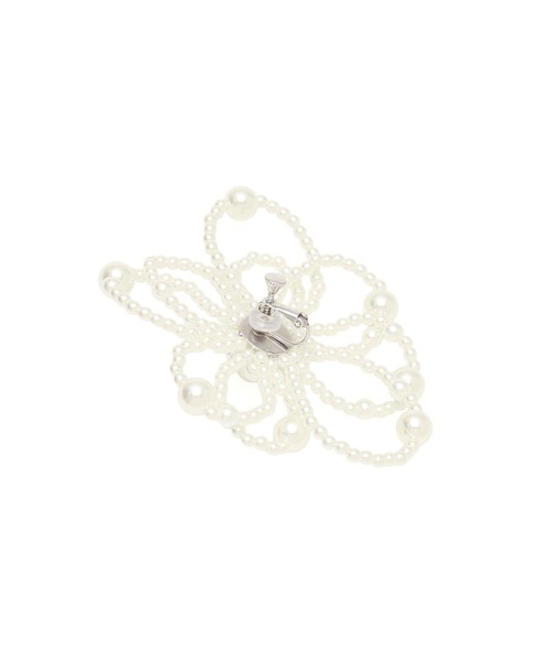 ROSE BUD（ローズバッド）の「ASYMMETRICAL EARRINGS（イヤリング・レディース・シルバー/ホワイト・ONE SIZE）」の7枚目の写真