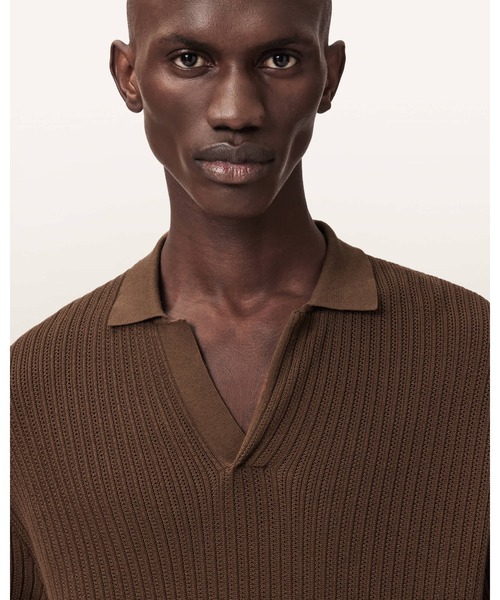 セール】THOMA SHORT SLEEVE KNITTED POLO SHIRT | THOMA 半袖 ニット