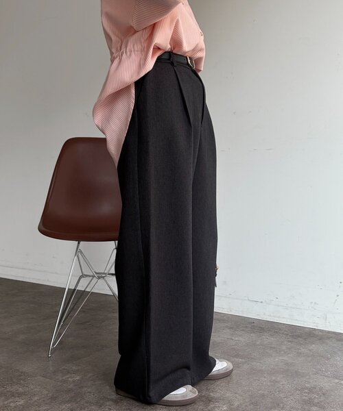 Chez toi（シェトワ）の「デニムライクパンツ（その他パンツ・レディース・ブルー/ブラック/ブラウン・FREE）」の6枚目の写真