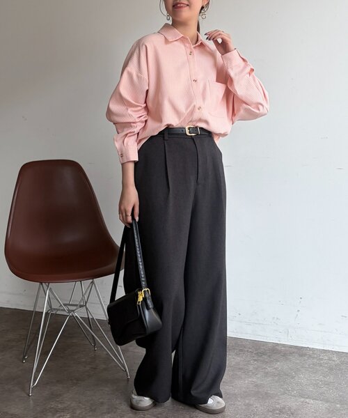 Chez toi（シェトワ）の「デニムライクパンツ（その他パンツ・レディース・ブルー/ブラック/ブラウン・FREE）」の9枚目の写真