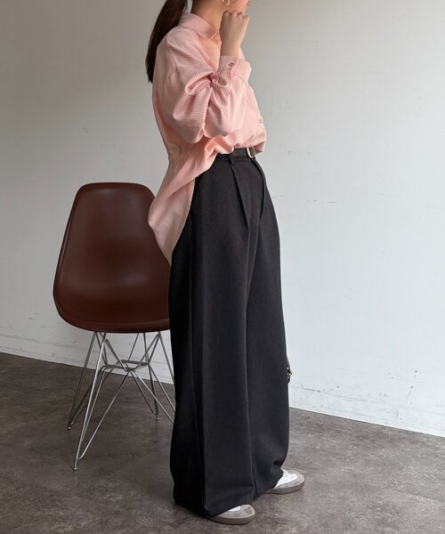 Chez toi（シェトワ）の「デニムライクパンツ（その他パンツ・レディース・ブルー/ブラック/ブラウン・FREE）」の10枚目の写真