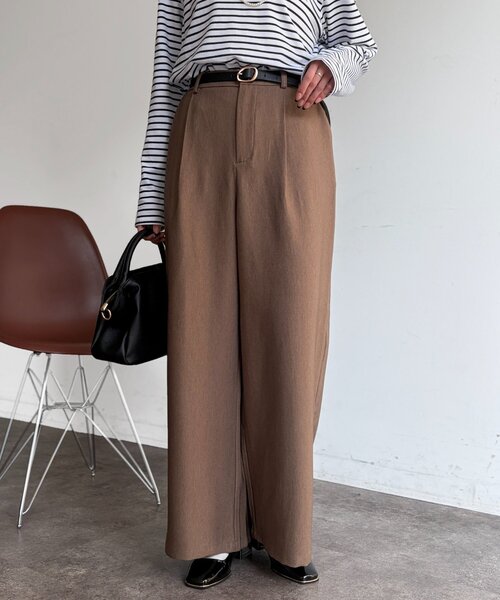 Chez toi（シェトワ）の「デニムライクパンツ（その他パンツ・レディース・ブルー/ブラック/ブラウン・FREE）」の12枚目の写真