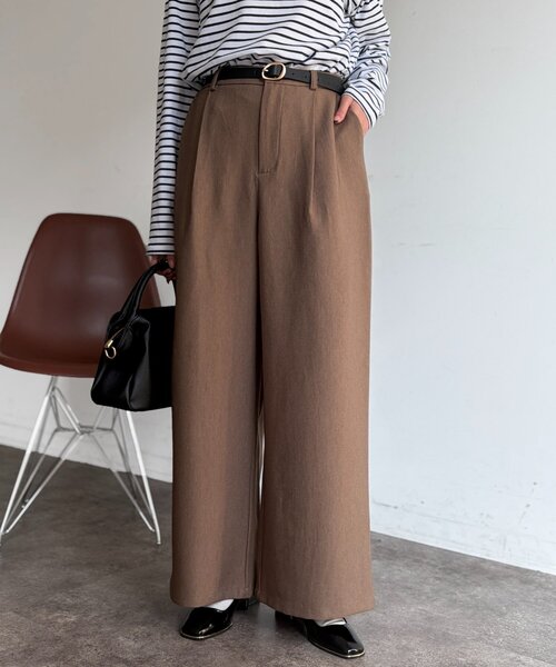 Chez toi（シェトワ）の「デニムライクパンツ（その他パンツ・レディース・ブルー/ブラック/ブラウン・FREE）」の13枚目の写真