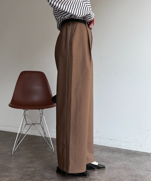 Chez toi（シェトワ）の「デニムライクパンツ（その他パンツ・レディース・ブルー/ブラック/ブラウン・FREE）」の14枚目の写真