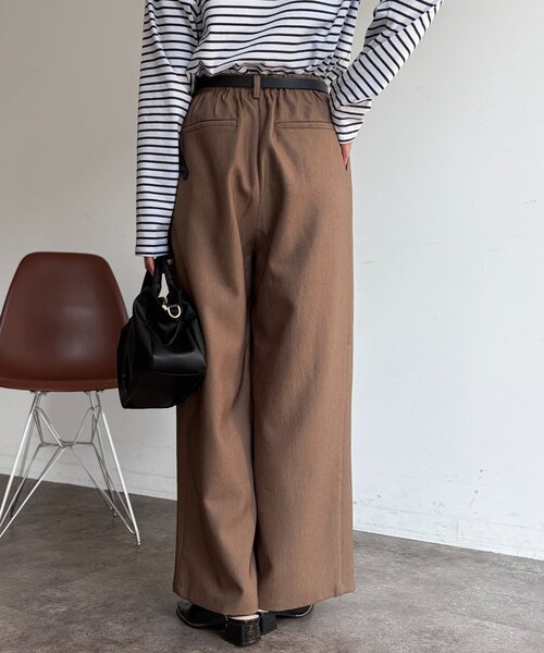 Chez toi（シェトワ）の「デニムライクパンツ（その他パンツ・レディース・ブルー/ブラック/ブラウン・FREE）」の15枚目の写真