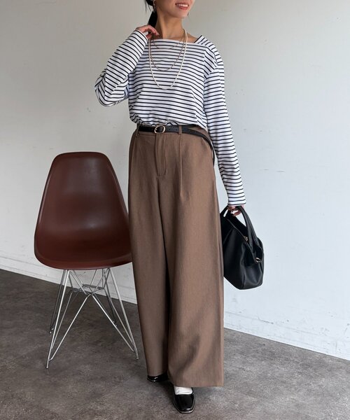 Chez toi（シェトワ）の「デニムライクパンツ（その他パンツ・レディース・ブルー/ブラック/ブラウン・FREE）」の17枚目の写真