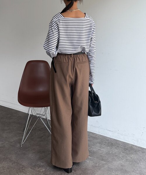 Chez toi（シェトワ）の「デニムライクパンツ（その他パンツ・レディース・ブルー/ブラック/ブラウン・FREE）」の19枚目の写真