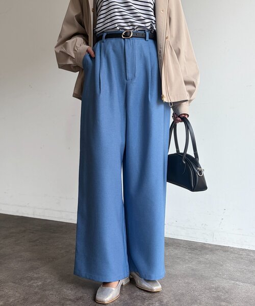 Chez toi（シェトワ）の「デニムライクパンツ（その他パンツ・レディース・ブルー/ブラック/ブラウン・FREE）」の20枚目の写真