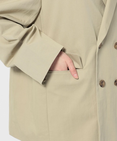 LOWRYS FARM(ローリーズファーム)の「C/Nダブルジャケット 639546(その他アウター・レディース・ベージュ/ネイビー・FREE)」の19枚目の写真