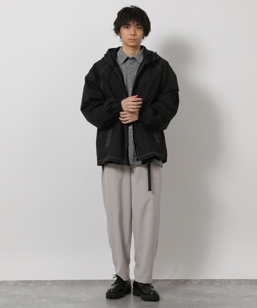 LAKOLE(ラコレ)の「サマーツイード長袖シャツ / 646631(シャツ/ブラウス・メンズ・グレー/ブラック/ホワイト・LARGE/MEDIUM)」の7枚目の写真