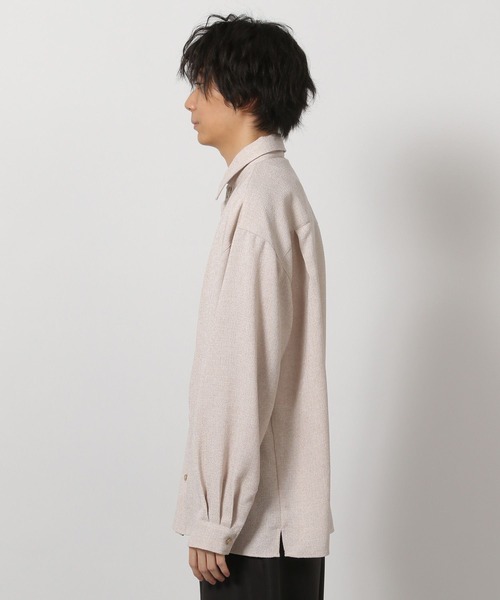 LAKOLE(ラコレ)の「サマーツイード長袖シャツ / 646631(シャツ/ブラウス・メンズ・グレー/ブラック/ホワイト・LARGE/MEDIUM)」の9枚目の写真