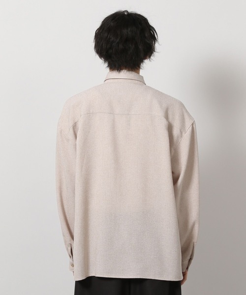 LAKOLE(ラコレ)の「サマーツイード長袖シャツ / 646631(シャツ/ブラウス・メンズ・グレー/ブラック/ホワイト・LARGE/MEDIUM)」の10枚目の写真