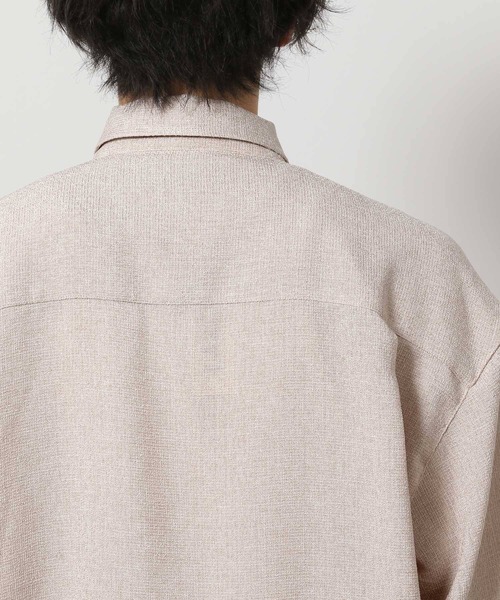 LAKOLE(ラコレ)の「サマーツイード長袖シャツ / 646631(シャツ/ブラウス・メンズ・グレー/ブラック/ホワイト・LARGE/MEDIUM)」の14枚目の写真