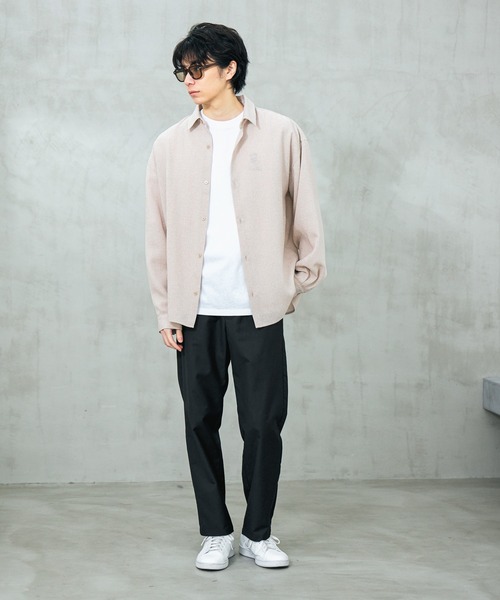 LAKOLE(ラコレ)の「サマーツイード長袖シャツ / 646631(シャツ/ブラウス・メンズ・グレー/ブラック/ホワイト・LARGE/MEDIUM)」の18枚目の写真