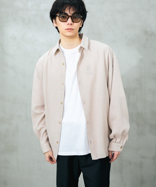LAKOLE(ラコレ)の「サマーツイード長袖シャツ / 646631(シャツ/ブラウス・メンズ・グレー/ブラック/ホワイト・LARGE/MEDIUM)」の19枚目の写真
