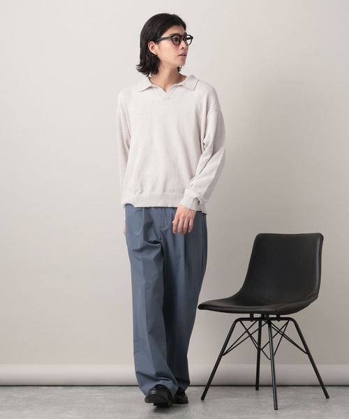 RAGEBLUE(レイジブルー)の「Extra Fabric Design Tuck Slacks/TRWワンタックスラックス【セットアップ対応】(スラックス・メンズ・ライトブルー/ブラック/ネイビー/グレー・LARGE/MEDIUM/SMALL)」の12枚目の写真