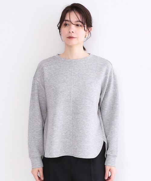 OPAQUE.CLIP（オペークドットクリップ）の「リラクシーボリュームスリーブトップス【洗濯機OK】（Tシャツ/カットソー・レディース・ブラック/グレー/ホワイト/ピンク・42/40/38/36）」の17枚目の写真