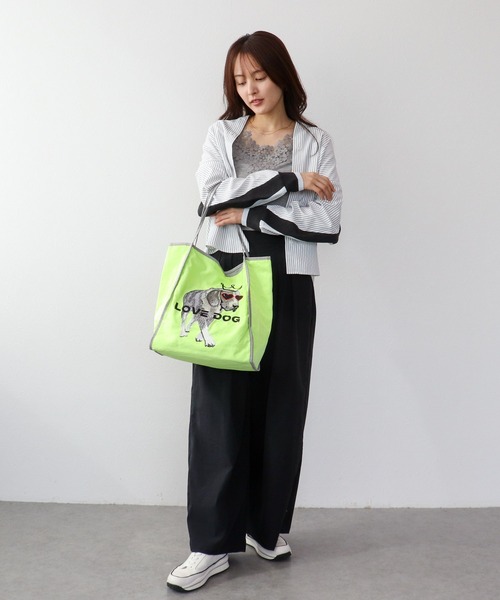 Three Four Time（ｽﾘｰﾌｫｰﾀｲﾑ）の「アニマル刺繍トート（トートバッグ・レディース・ベージュ/イエロー/ブルー・FREE）」の16枚目の写真