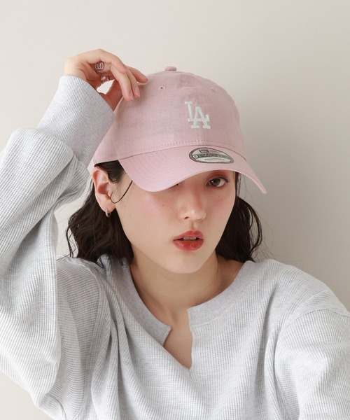 RAGEBLUE（レイジブルー）の「【NEW ERA/ニューエラ】9TWENTY COTLIN（キャップ・レディース・アイボリー/ピンク/ブラウン・FREE）」の3枚目の写真