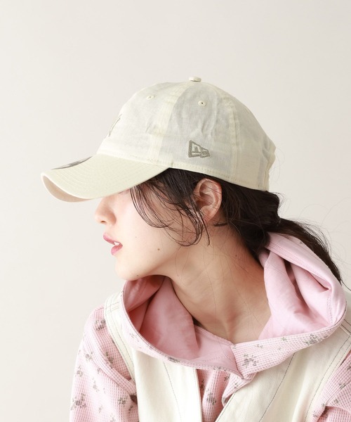 RAGEBLUE（レイジブルー）の「【NEW ERA/ニューエラ】9TWENTY COTLIN（キャップ・レディース・アイボリー/ピンク/ブラウン・FREE）」の6枚目の写真