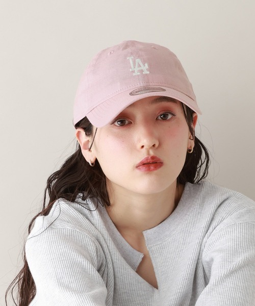 RAGEBLUE（レイジブルー）の「【NEW ERA/ニューエラ】9TWENTY COTLIN（キャップ・レディース・アイボリー/ピンク/ブラウン・FREE）」の8枚目の写真