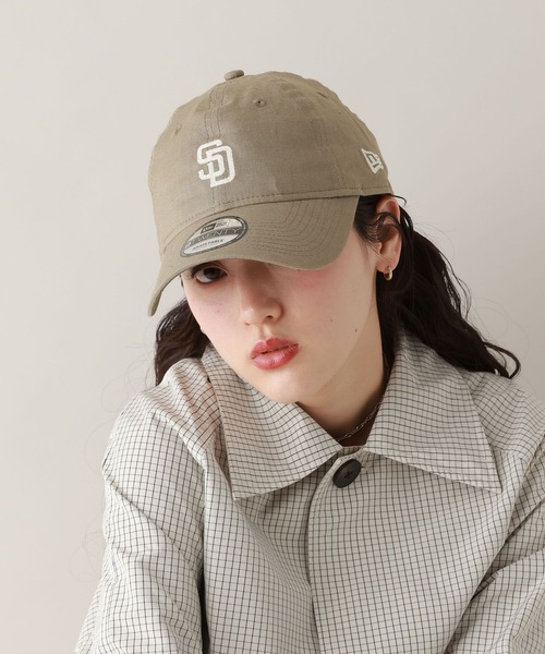 RAGEBLUE（レイジブルー）の「【NEW ERA/ニューエラ】9TWENTY COTLIN（キャップ・レディース・アイボリー/ピンク/ブラウン・FREE）」の9枚目の写真