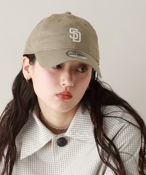 RAGEBLUE（レイジブルー）の「【NEW ERA/ニューエラ】9TWENTY COTLIN（キャップ・レディース・アイボリー/ピンク/ブラウン・FREE）」の10枚目の写真