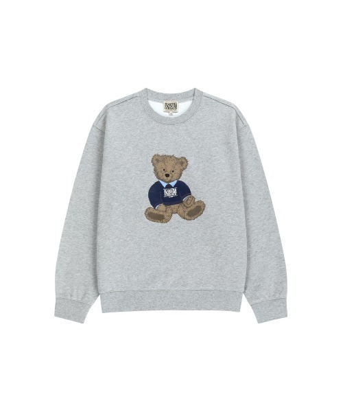 MARITHE + FRANCOIS GIRBAUD(マリテフランソワジルボー)の「DOODLE BEAR SWEATSHIRT(スウェット・レディース・ヘザーグレー/ネイビー・LARGE/MEDIUM/SMALL)」の7枚目の写真